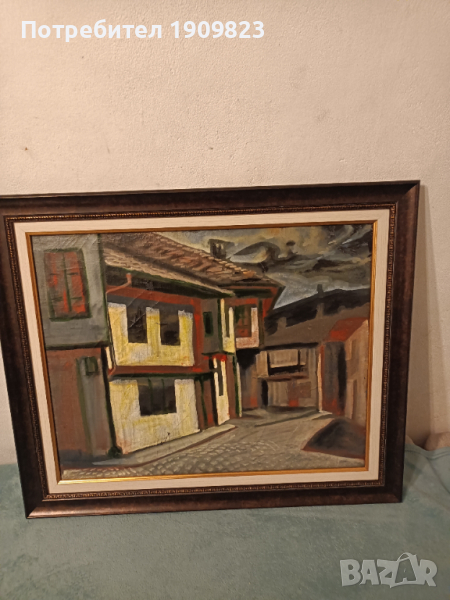 Стара маслена картина , снимка 1