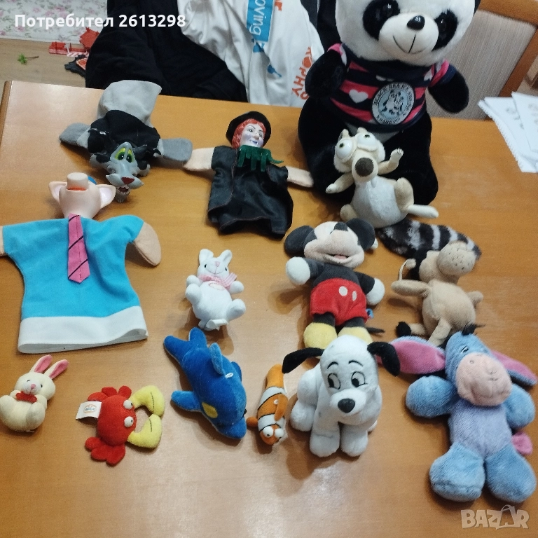 плюшени играчки + кукли за театър, снимка 1