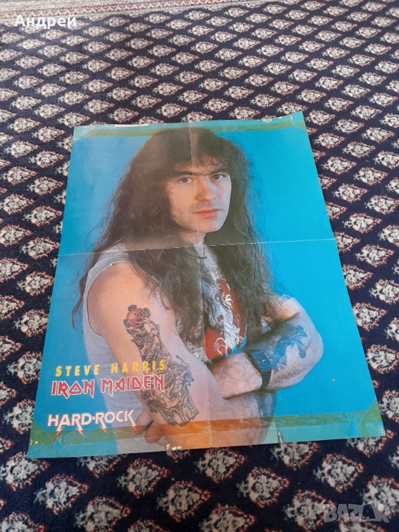 Стар плакат Steve Harris,Lee Aaron, снимка 1