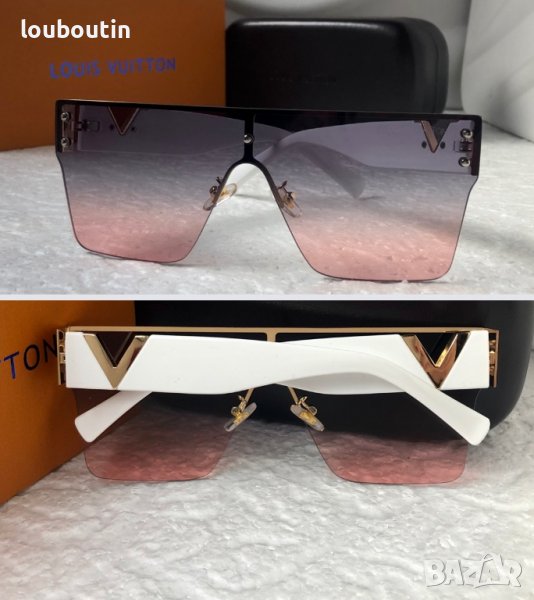 -25 % разпродажба Louis Vuitton 2023 висок клас мъжки слънчеви очила маска Дамски Унисek, снимка 1