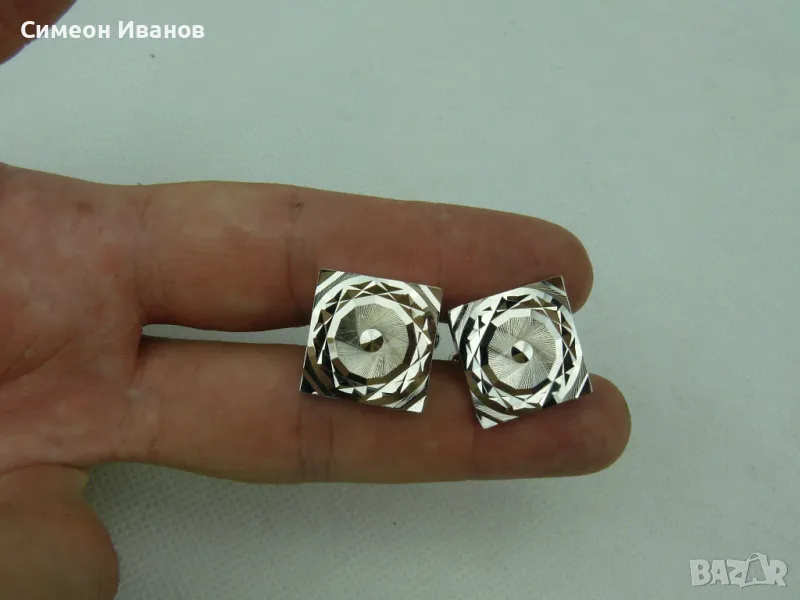 Интересни стари копчета за ръкавели бутонели #2473, снимка 1