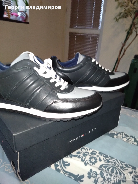 Tommy Hilfiger оригинални изцяло естествена кожа , снимка 1