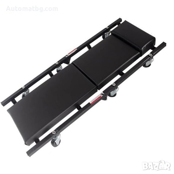 Лежанка за сервиз Automat, Сгъваема, 92см, Черен, снимка 1