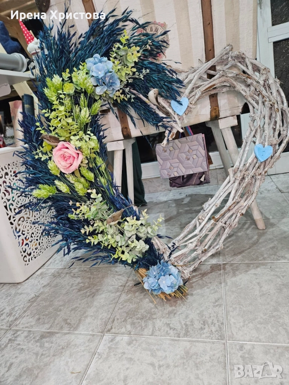 Венец - сърце. Наличен! Декорация за дома, снимка 1