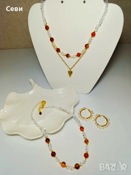 Огърлици с КАРНЕОЛ , снимка 1