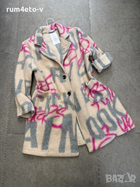 Вълнено палто в три цвята , снимка 1