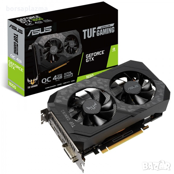 ASUS GeForce GTX 1650 TUF O4G, 4096 MB GDDR6, снимка 1