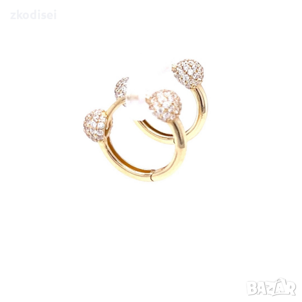 Златни обеци 2,80гр. 14кр. проба:585 модел:21974-5, снимка 1