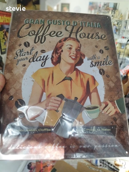 Нова метална табела 30х40 - Кафе, снимка 1