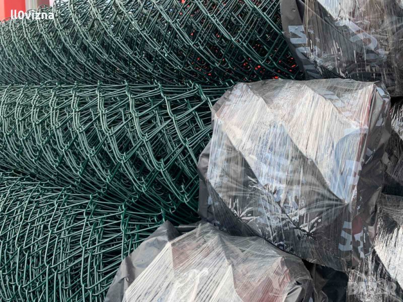ПОЦИНКОВАНА ОГРАДНА МРЕЖА С ПВЦ, снимка 1