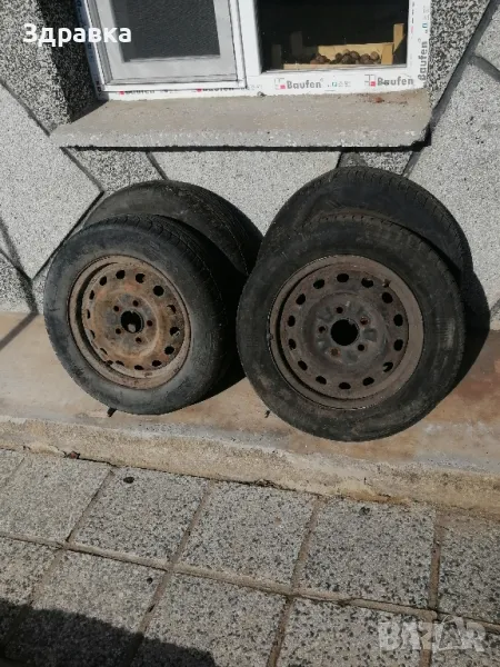 Гуми с джанти 14 цола 4 броя , снимка 1