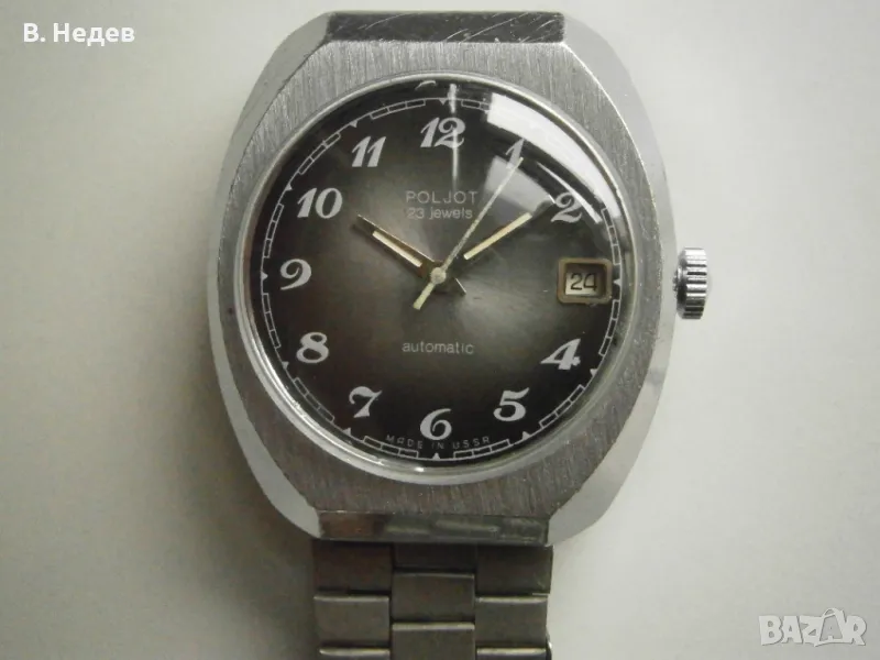 POLJOT automatic, 23 jewels, made in USSR, case 37mm, TOP!, снимка 1