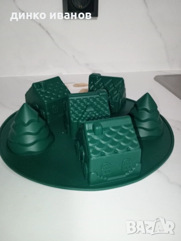 Чисто нов силиконов молд елхички и къщички , снимка 5 - Форми - 52868602