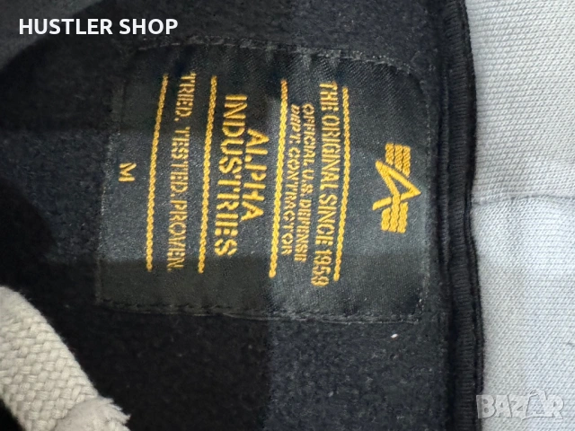 Мъжки суитшърт ALPHA INDUSTRIES. Размер M, снимка 6 - Спортни дрехи, екипи - 53044885