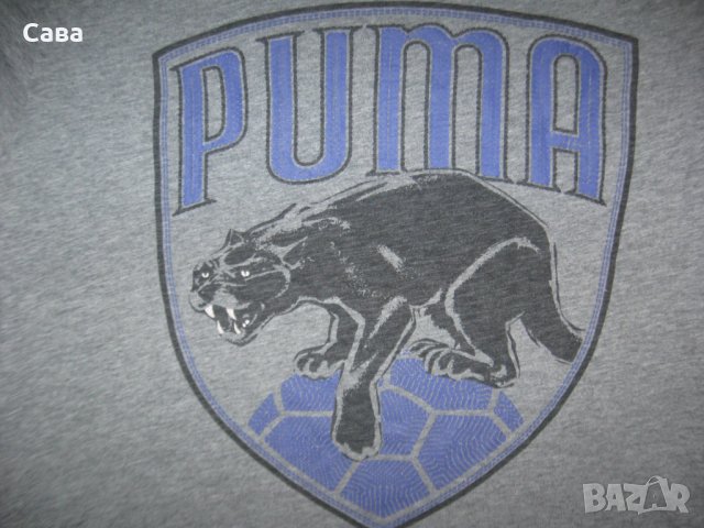 Тениски PUMA  мъжки,М   /сива и розова/, снимка 4 - Тениски - 41611968