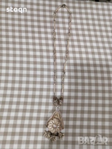 Сребърен възрожденски накит , снимка 3 - Антикварни и старинни предмети - 35793267