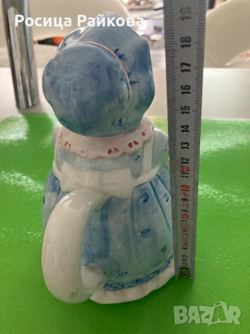 Порцеланов декоративен чайник, снимка 3 - Декорация за дома - 51170375