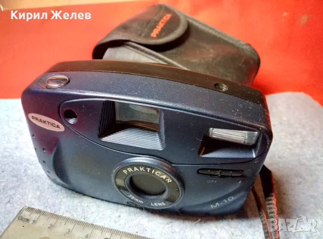 PRAKTICA M-10 Стар КОЛЕКЦИОНЕРСКИ ЛЕНТОВ ФОТОАПАРАТ ПРАКТИКА с ОРИГИНАЛЕН КАЛЪФ 46920, снимка 2 - Фотоапарати - 47655828
