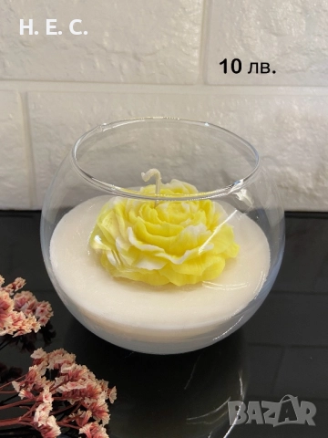 Ароматни соеви свещи в чаша, снимка 7 - Други стоки за дома - 52861068