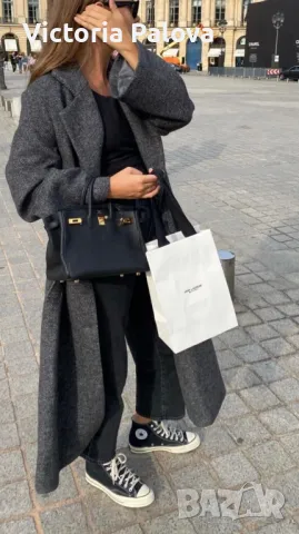 🇮🇹 Италианско дълго дизайнерско палто-жилетка  DI-LA