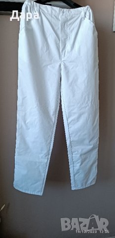 Дамски медицински панталон. Бял. Размер М/  L, снимка 6 - Панталони - 42640747