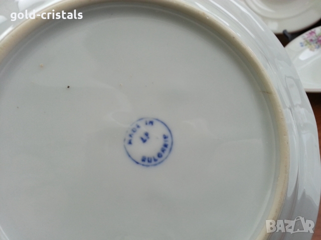 Стар български порцелан чинии дълбоки, снимка 5 - Антикварни и старинни предмети - 36084414