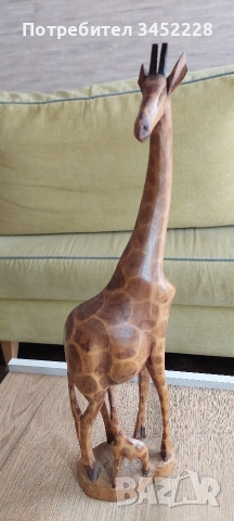 дърворезба за ценители височина 46см, снимка 6 - Декорация за дома - 53825915