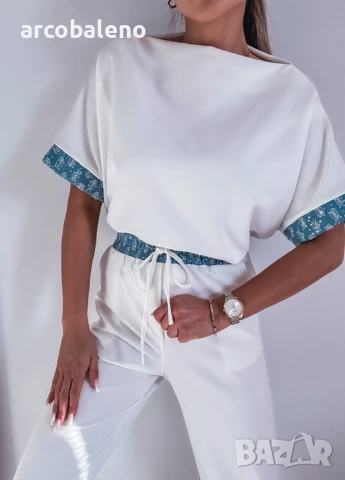 Елегантен дамски комплект от две части SABRINA     , снимка 2 - Комплекти - 50750632