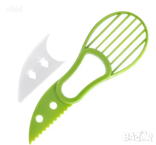нож за авокадо 3 в 1 уред инструмент пластмасов, снимка 3 - Аксесоари за кухня - 49380289