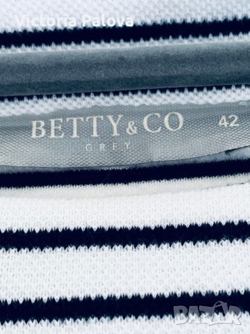 Блуза кроп райе BETTY&CO Германия, снимка 4 - Блузи с дълъг ръкав и пуловери - 39507398