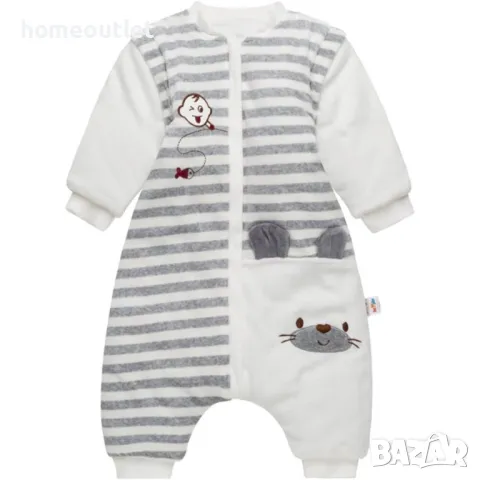 Висококачествен спален чувал със сваляеми ръкави 2-3г / 100см, LEERIJA/VINE BABY