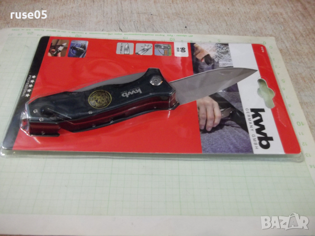 Нож "kwb" авто авариен сгъваем нов, снимка 3 - Ножове - 36186632