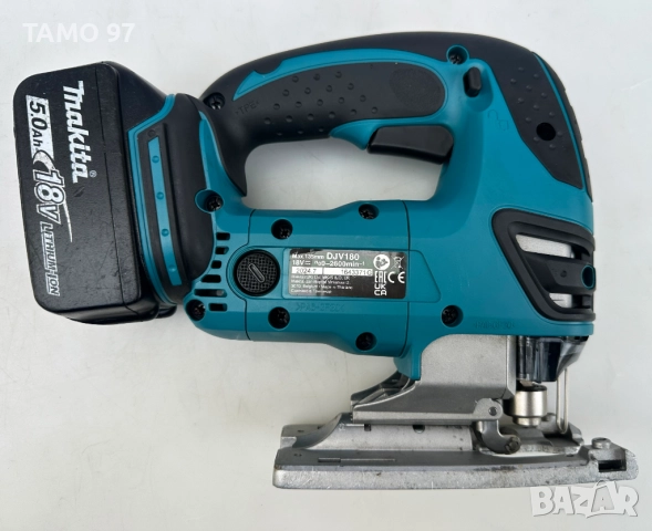 Makita DJV180 - Акумулаторен прободен трион 2x18V 5.0Ah перфектен!, снимка 3 - Триони и циркуляри - 52923522