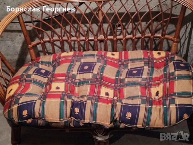 Плетена мебел диван, снимка 5 - Градински мебели, декорация  - 50530733