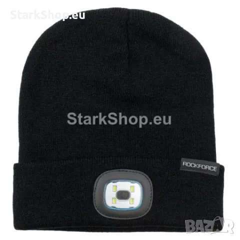 Акумулаторна Зимна Шапка с Вградено LED Осветление с USB Зареждане ROCKFORCE с 3 режима за Риболов К, снимка 2 - Други инструменти - 50260753