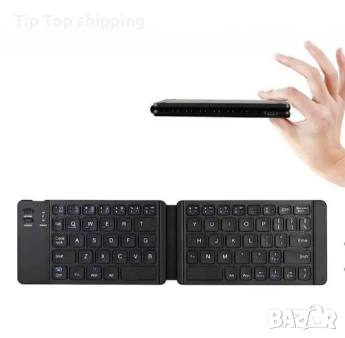 Сгъваема безжична клавиатура, снимка 3 - Клавиатури и мишки - 50474852