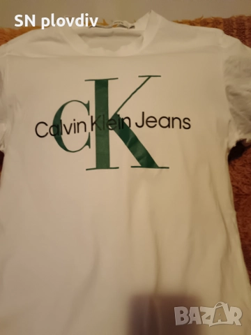 Тениска Calvin Klein Jeans, снимка 3 - Тениски - 52922136
