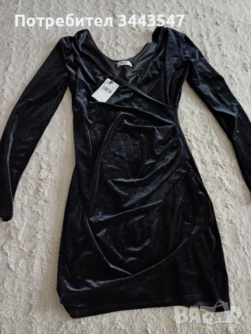 Елегантна рокля марка MGO.Черна., снимка 2 - Рокли - 44640081