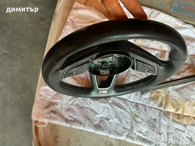 трилъчев волан audi a4 b9 audi a5 audi q5 s-line ауди а4 ауди а5 ауди а6 ауди а7 , снимка 3 - Части - 55878357