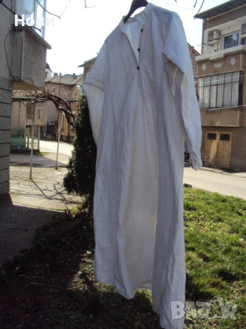 Дълга риза автентична от дебел кенар., снимка 4 - Антикварни и старинни предмети - 53755204