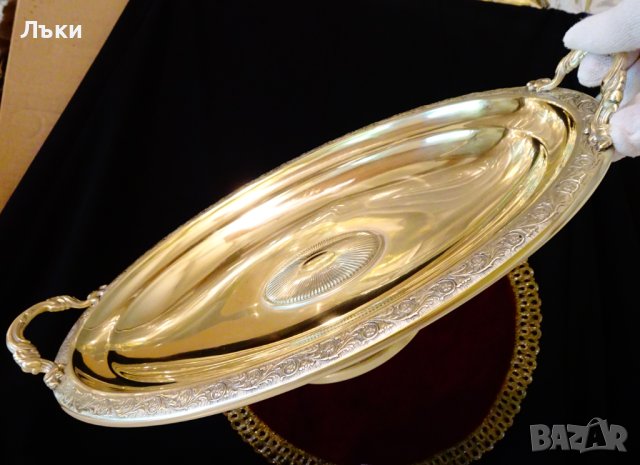 Бронзова фруктиера,плато Guido Galbiati., снимка 4 - Антикварни и старинни предмети - 42340869