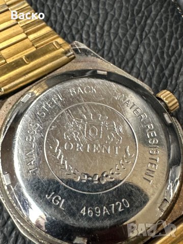 Orient златен часовник, снимка 9 - Мъжки - 41080289