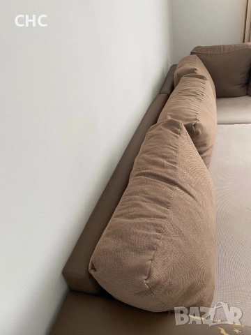 Ъглов разтегателен диван с размери 270/230 см. Холова гарнитура., снимка 11 - Дивани и мека мебел - 52352004