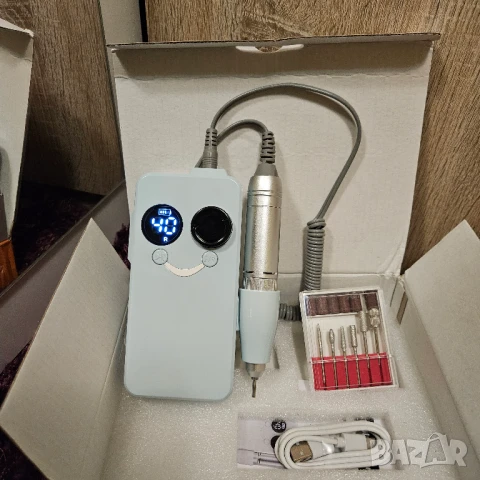 Нов модел пила за ннокти, 40000 оборота, професионална