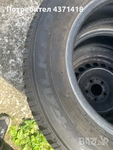 4 Зимни гуми 195/65/15  2бр.Dunlop и 2бр.Falken и 2 бр. джанти, снимка 4 - Гуми и джанти - 49822901