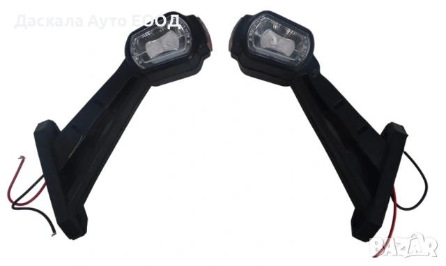 1 бр. ЛЕД LED НЕОН рогчета, габарити , жълто/бяло/червено , 12-24V, снимка 4 - Части - 53785600