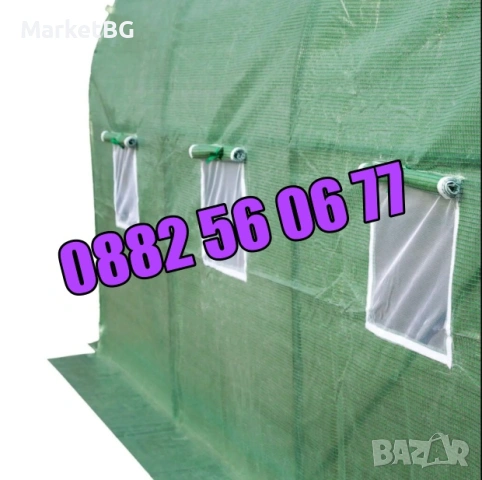 Тунелна оранжерия с размери 3х2х2 метра, оранжерия тунелна, снимка 4 - Оранжерии - 53703052