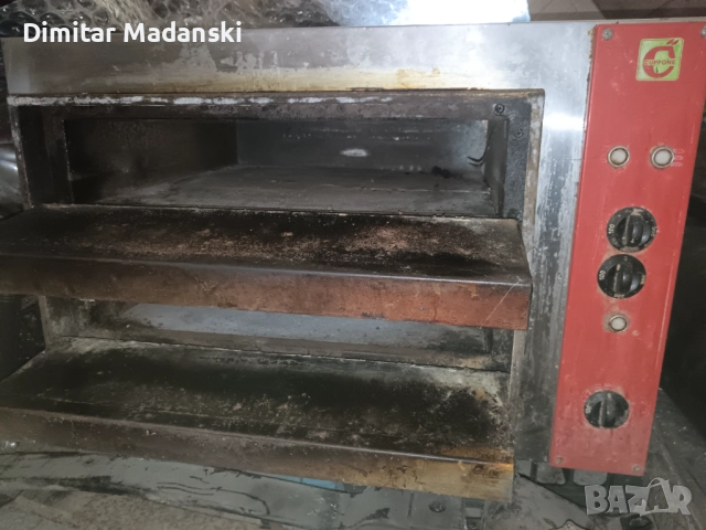 Пицарка фурна двойна 50/50см, снимка 2 - Обзавеждане на кухня - 52103763