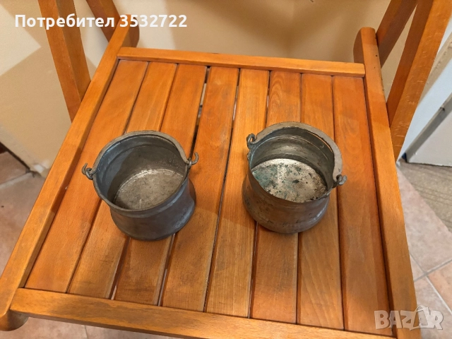 Две малки бакърчета, снимка 4 - Колекции - 52175254