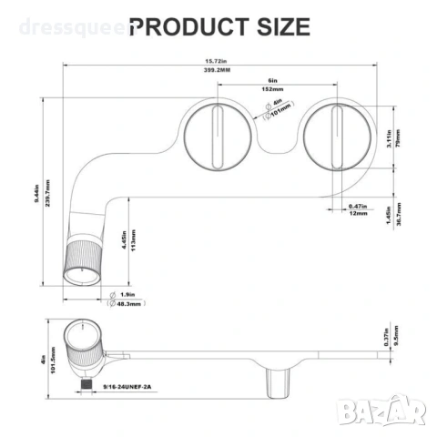 4673 Универсална Биде Приставка с Плавна Ротация Лесна Употреба с Елегантен Дизаин, снимка 3 - Други стоки за дома - 53823711